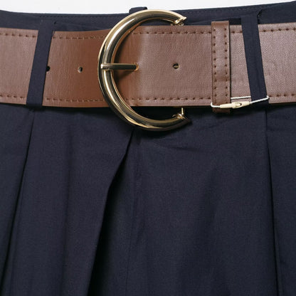Pantaloni ampi con cintura