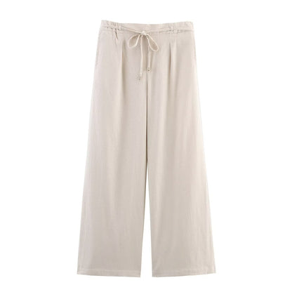 Pantaloni ampi con coulisse in vita