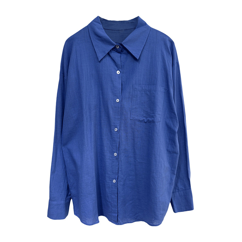 Camicia oversize con taschino