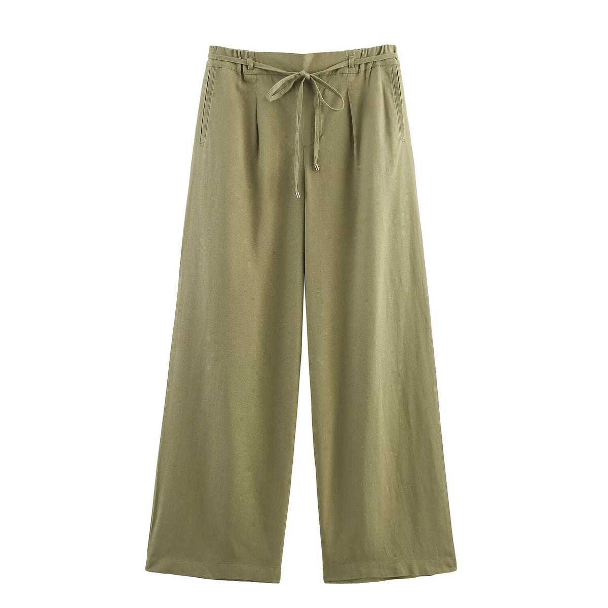 Pantaloni ampi con coulisse in vita