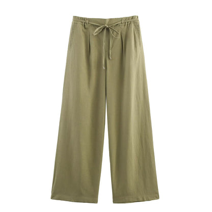 Pantaloni ampi con coulisse in vita