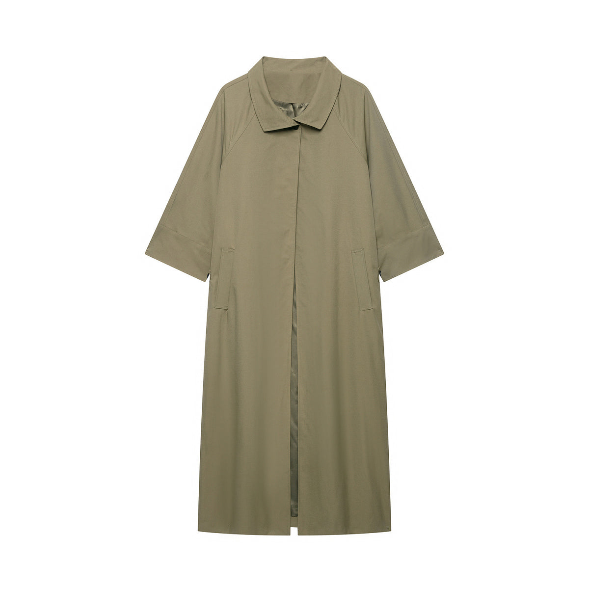 Trench lungo dalla linea ampia