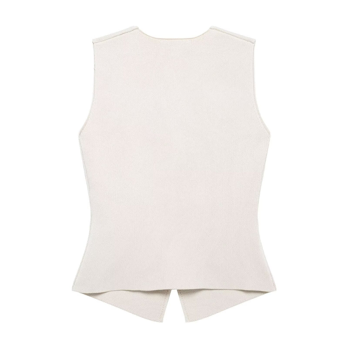 Gilet in maglia con scollo a V