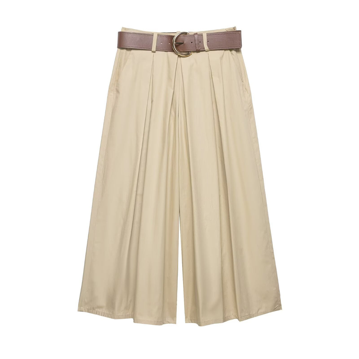 Pantaloni ampi con cintura