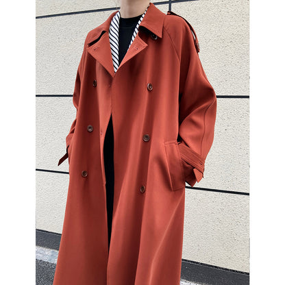 Trench lungo con cintura