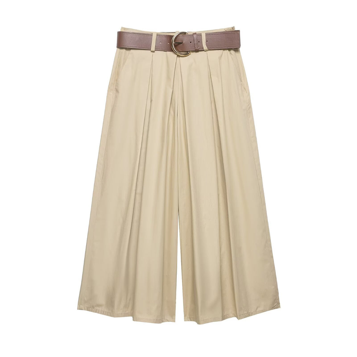 Pantaloni ampi con cintura