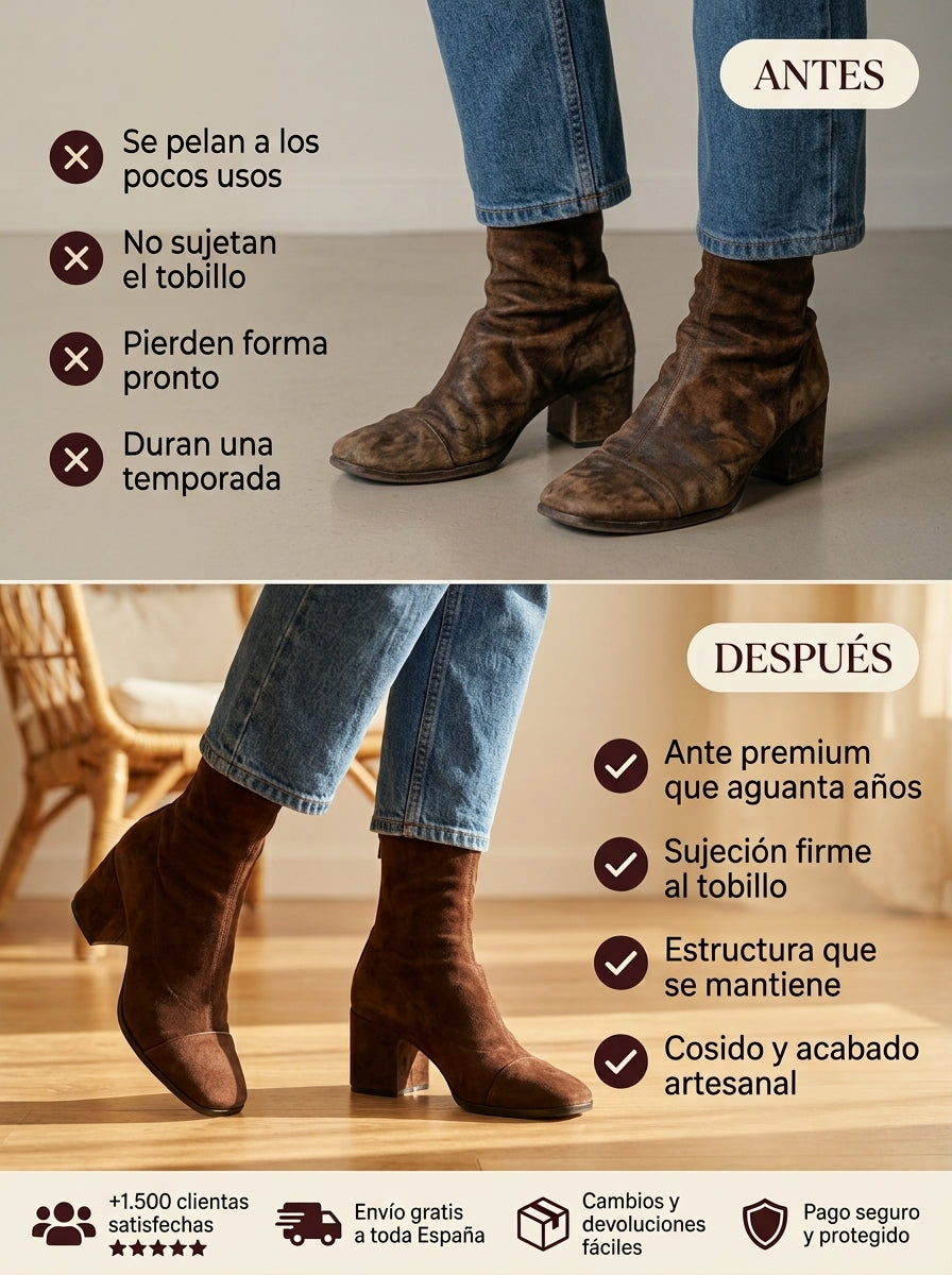 Stivaletti con tacco largo — vista 4