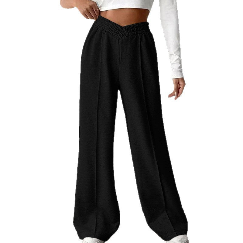 Pantaloni ampi con vita incrociata — dettaglio e colore 4