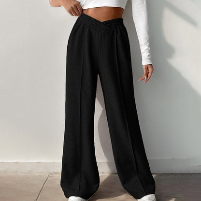 Pantaloni ampi con vita incrociata — dettaglio e colore 5