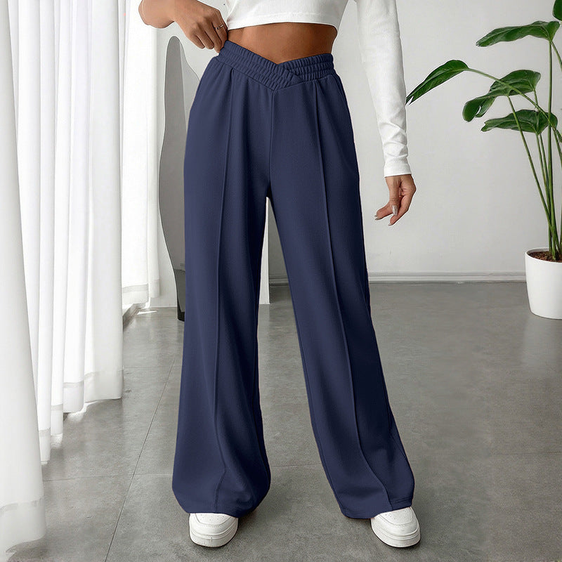 Pantaloni ampi con vita incrociata — dettaglio e colore 8